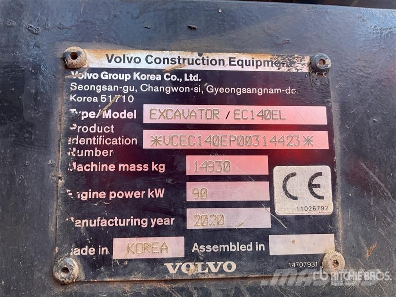 Volvo EC140EL Raupenbagger