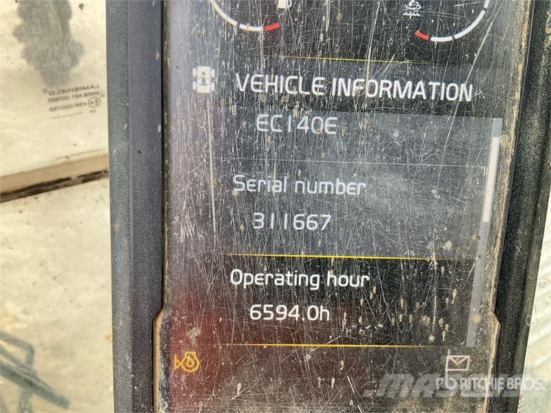 Volvo EC140EL Lánctalpas kotrók