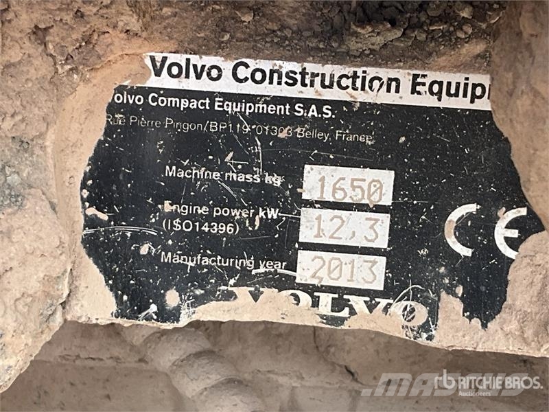 Volvo EC17C Mini Excavator Minigraafmachines < 7t