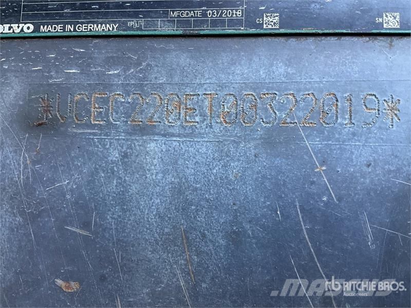 Volvo EC220EL Tracked Excavator Bageri gusjeničari