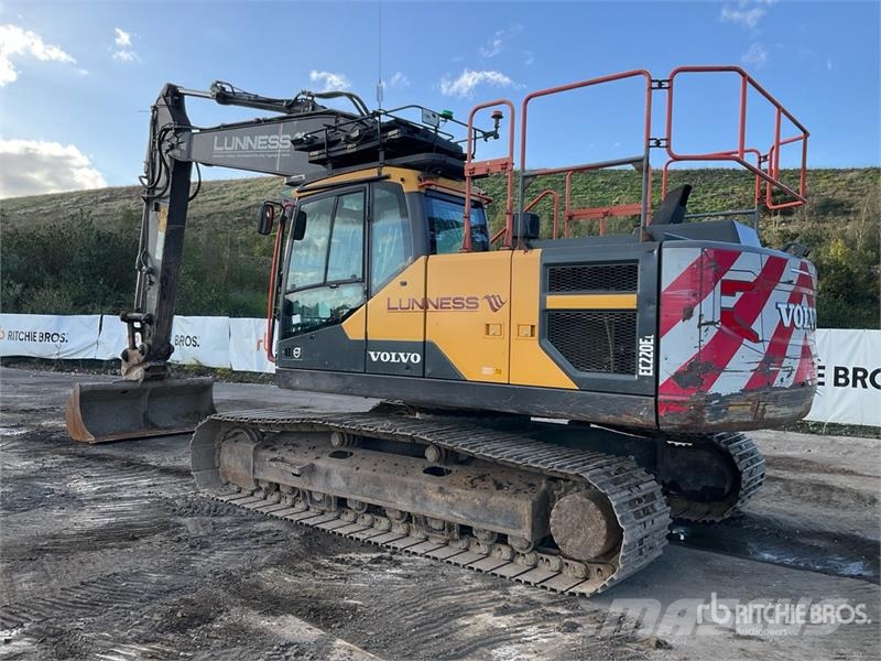 Volvo EC220EL Tracked Excavator Bageri gusjeničari