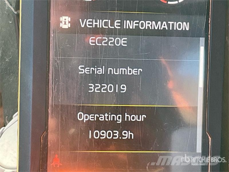 Volvo EC220EL Tracked Excavator Bageri gusjeničari