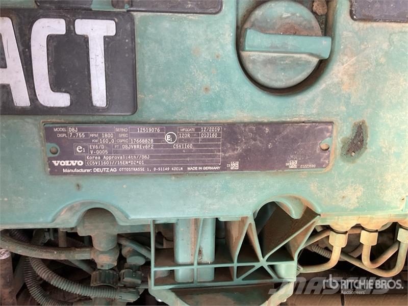 Volvo EC250EL Tracked Excavator Vikšriniai ekskavatoriai