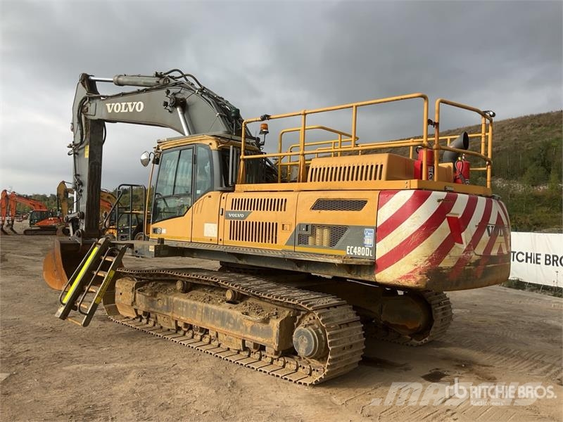 Volvo EC480DL Tracked Excavator Lánctalpas kotrók