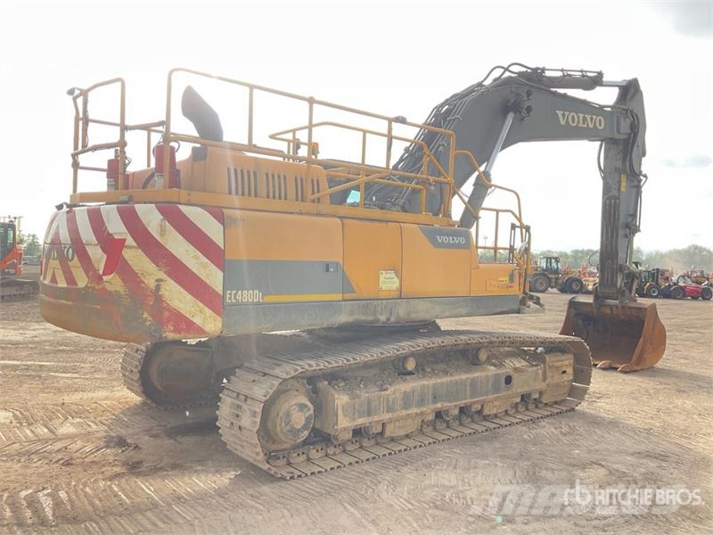 Volvo EC480DL Tracked Excavator Lánctalpas kotrók