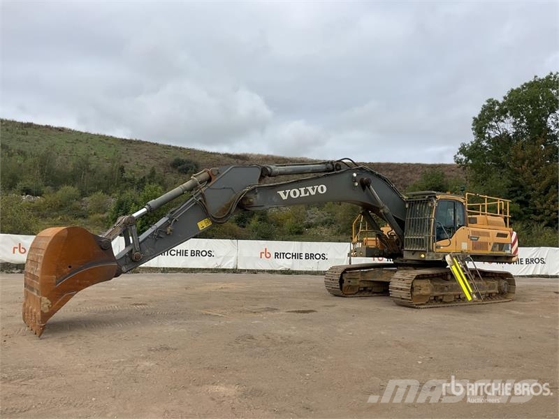 Volvo EC480DL Tracked Excavator Kāpurķēžu ekskavatori