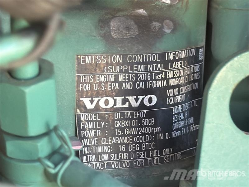 Volvo ECR25D Mini Excavator Mini pelle < 7t