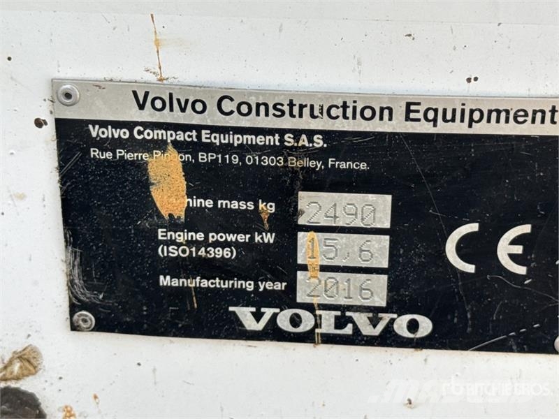 Volvo ECR25D Mini-Pelle Mini Excavator Mini Escavadoras <7t