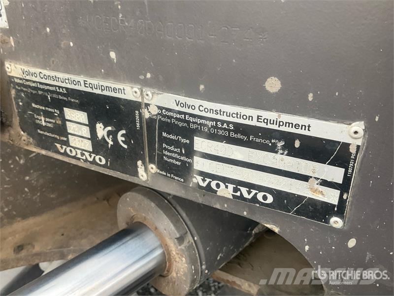 Volvo ECR40D Minikaivukoneet < 7t