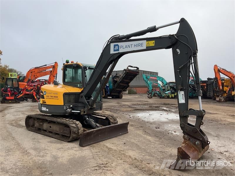 Volvo ECR88D Tracked Excavator Gravemaskiner på larvebånd