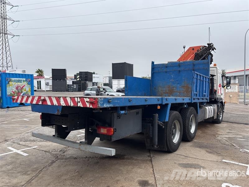 Volvo FM 64 B3 400 TR Flatbed Truck with Crane Automobiliniai kranai