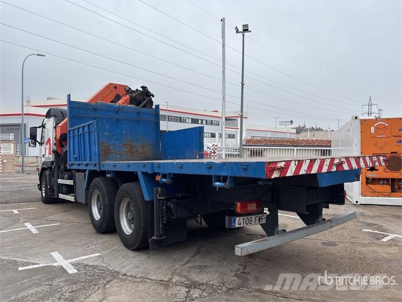 Volvo FM 64 B3 400 TR Flatbed Truck with Crane Automobiliniai kranai