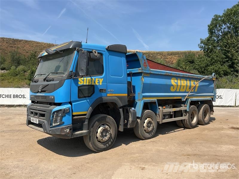 Volvo FMX 420 8x4 Twin-Steer Sleeper Quad/A Dump Truck 傾卸式卡車