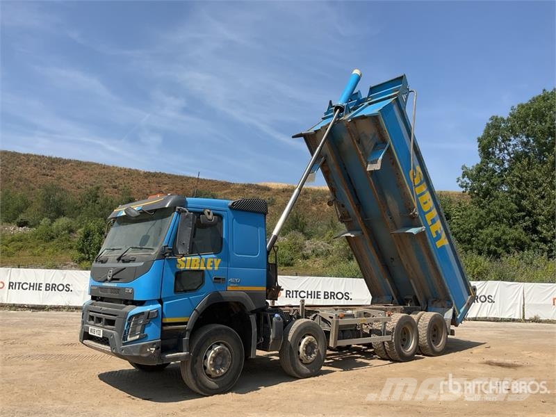 Volvo FMX 420 8x4 Twin-Steer Sleeper Quad/A Dump Truck 傾卸式卡車