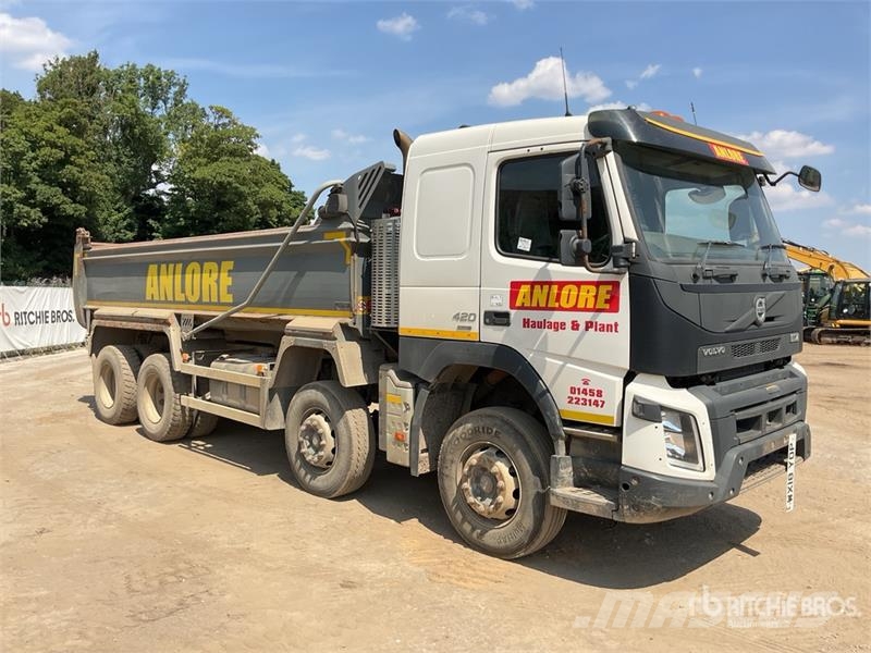 Volvo FMX 420 8x4 Twin-Steer Sleeper Quad/A Dump Truck 傾卸式卡車