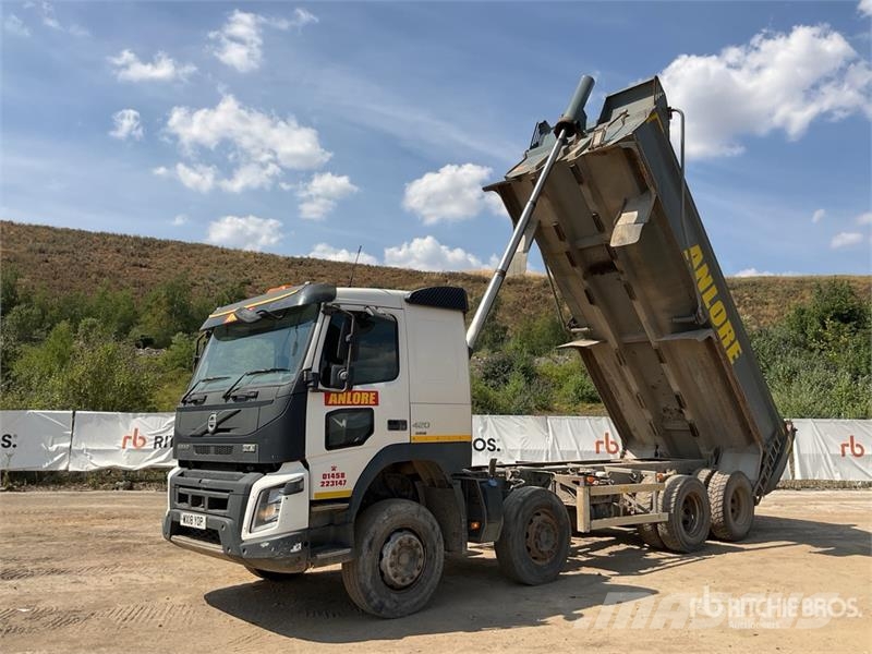 Volvo FMX 420 8x4 Twin-Steer Sleeper Quad/A Dump Truck 傾卸式卡車