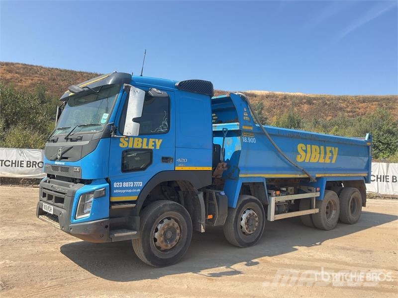 Volvo FMX 420 8x4 Twin-Steer Sleeper Quad/A Dump Truck 傾卸式卡車
