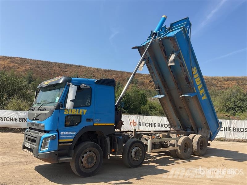 Volvo FMX 420 8x4 Twin-Steer Sleeper Quad/A Dump Truck 傾卸式卡車