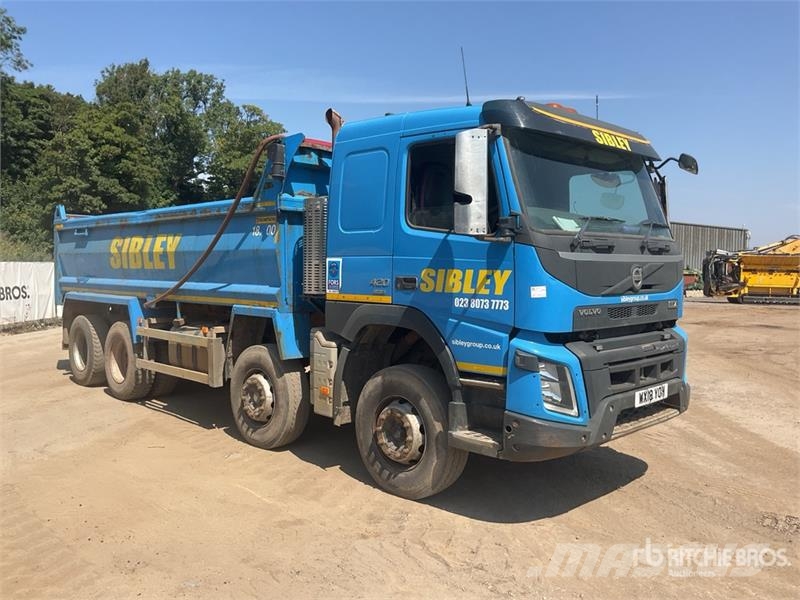 Volvo FMX 420 8x4 Twin-Steer Sleeper Quad/A Dump Truck 傾卸式卡車