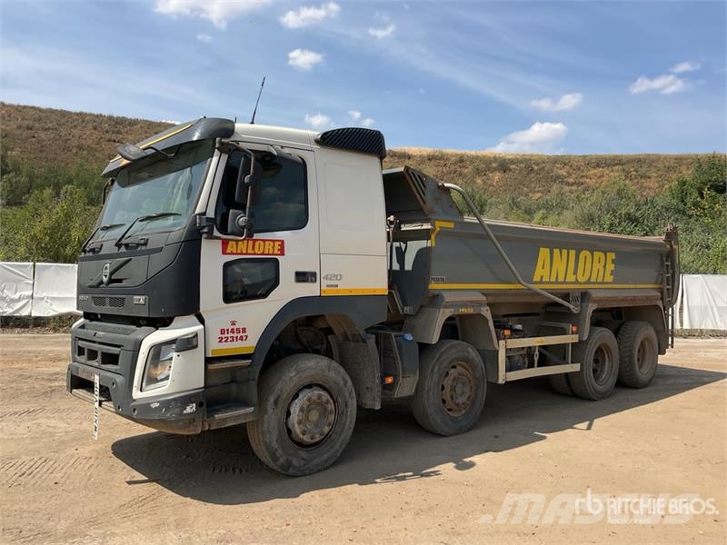 Volvo FMX 420 8x4 Twin-Steer Sleeper Quad/A Dump Truck 傾卸式卡車