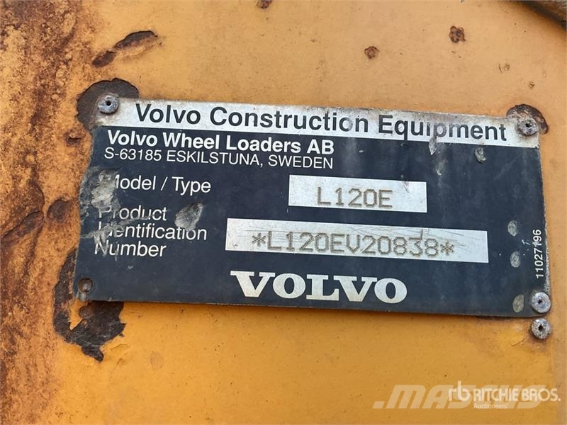 Volvo L120E Wheel Loader Wheel loaders
