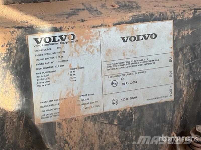 Volvo L150H High Lift Wheel Loader Wheel loaders