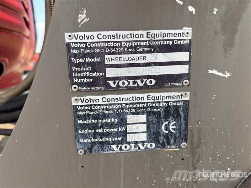 Volvo L25F Wheel Loader Tekerlekli yükleyiciler
