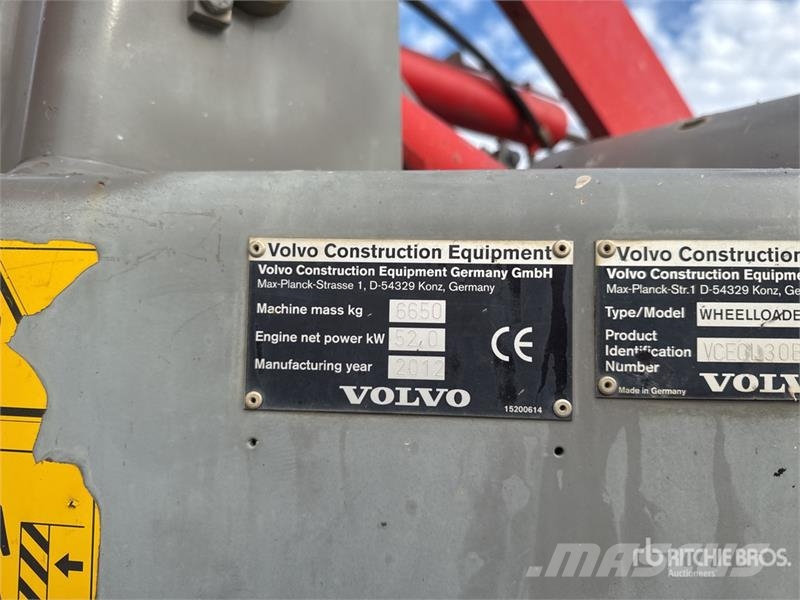 Volvo L30B-Z/X Chargeuse Sur Pneus Wheel Loader Chargeuse sur pneus