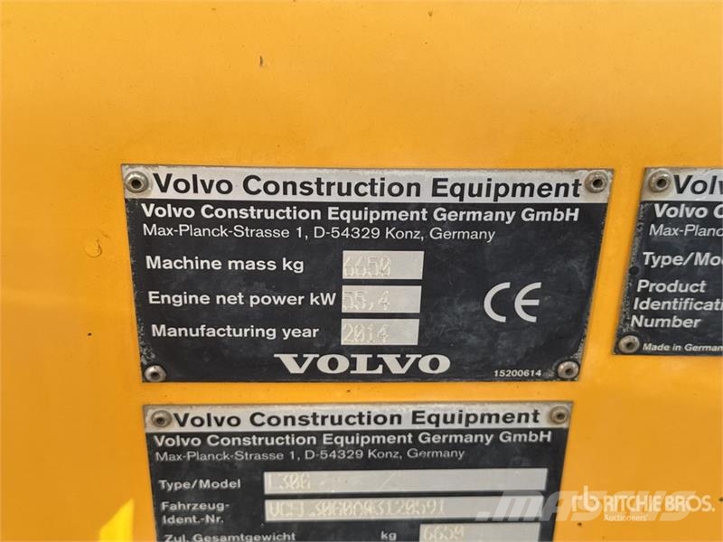 Volvo L30G Chargeuse Sur Pneus Wheel Loader Chargeuse sur pneus