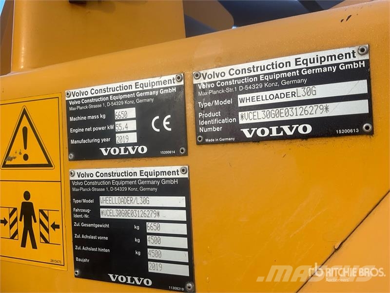 Volvo L30G Wheel Loader Kolesni nakladalci