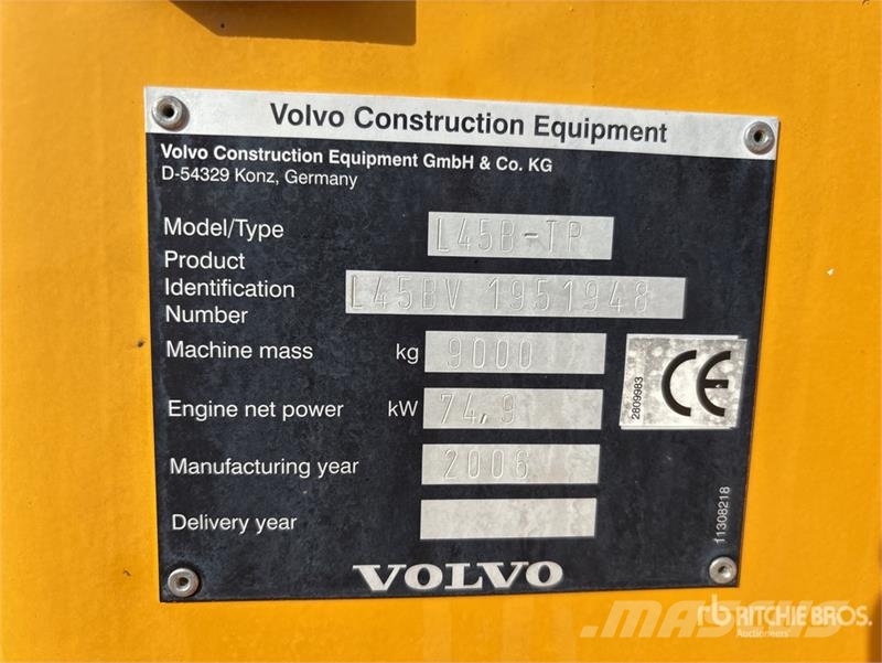 Volvo L45B Wheel Loader 轮式装载机