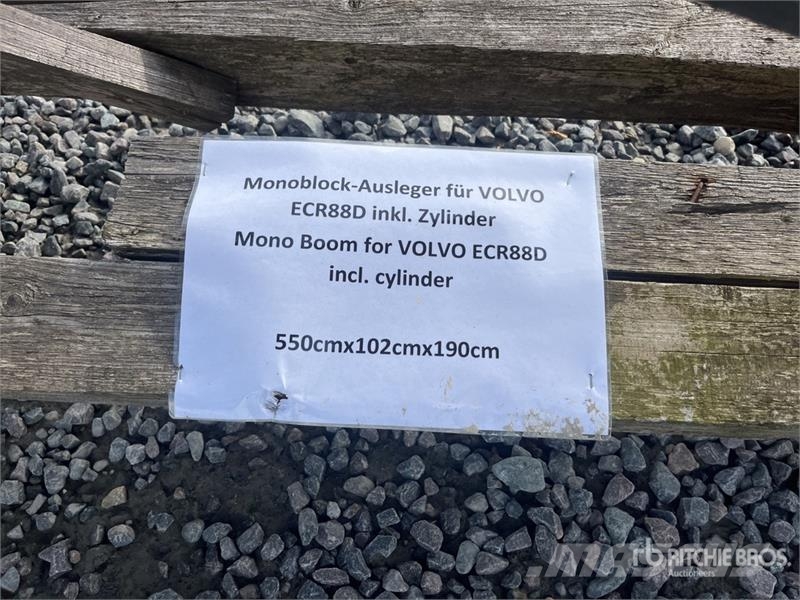 Volvo Mono Boom to fit Volvo ECR88 include Cylinder Boom クレーン部品と設備