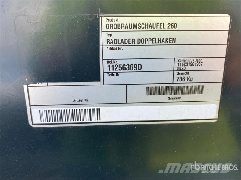 VXL+ 260 Bucket (Unused) Sonstige Landmaschinen