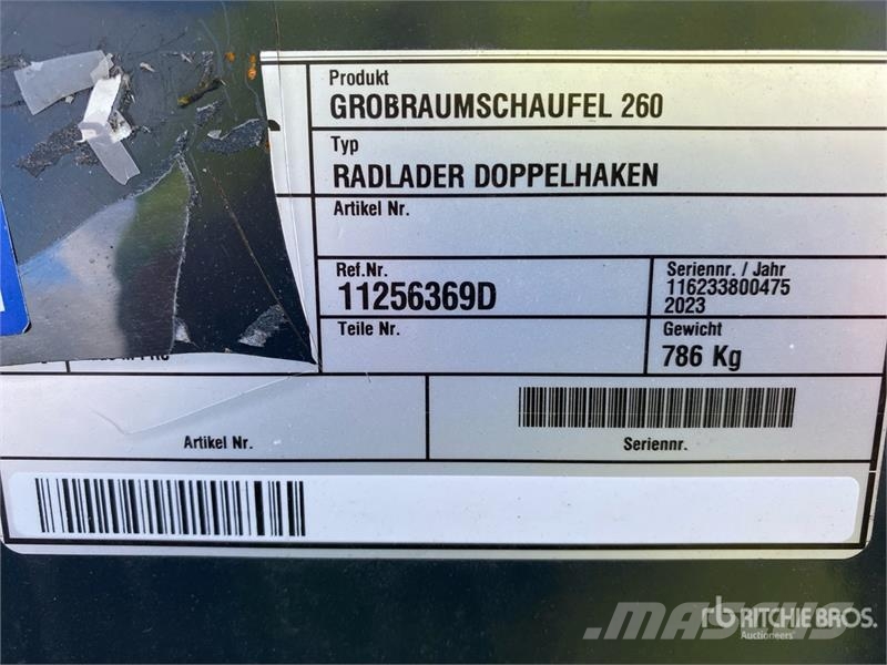VXL+ 260 Bucket (Unused) Muut maatalouskoneet