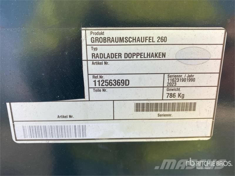  VXL+ 260 Bucket (Unused) Sonstige Landmaschinen