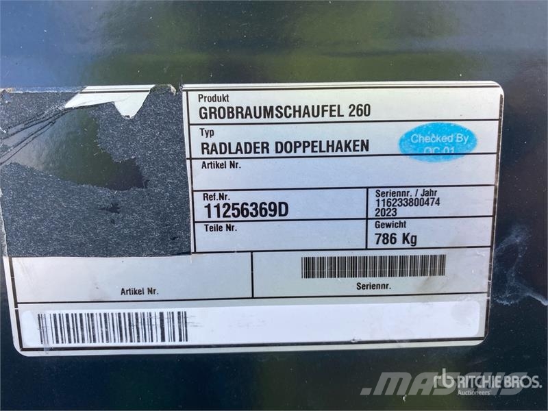 VXL+ 260 Bucket (Unused) Muut maatalouskoneet