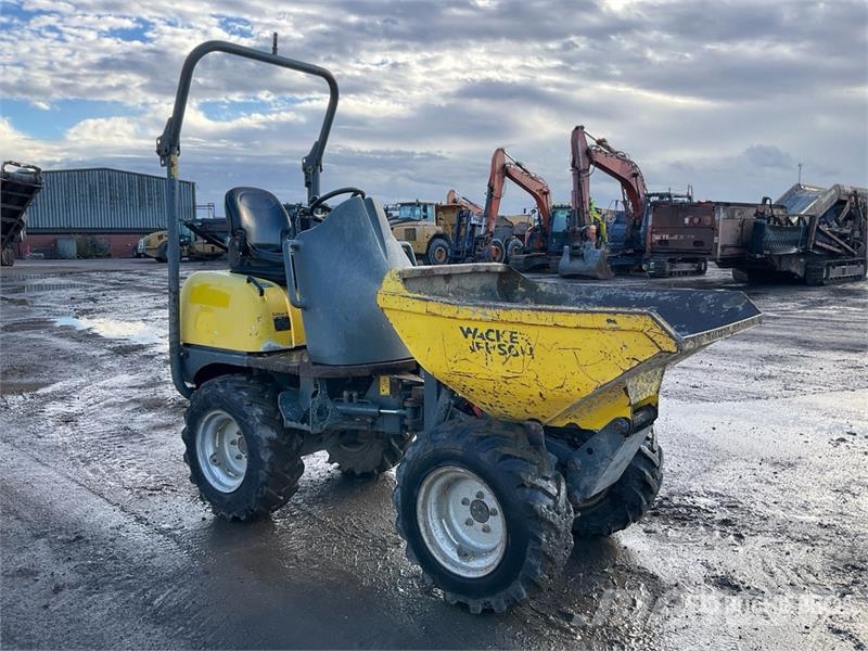 Wacker Neuson 1001 1 ton 4x4 Hi-Tip Dumper Site dumpers