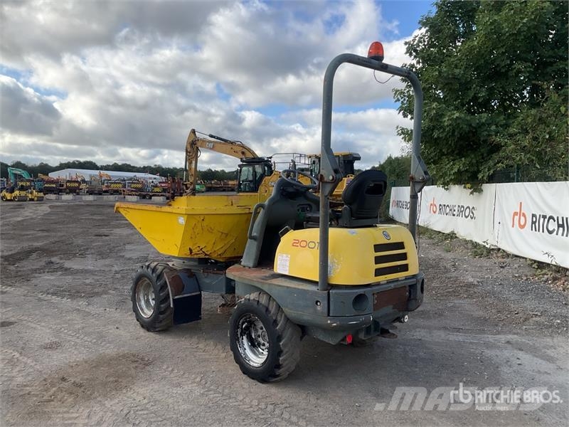 Wacker Neuson 2001S 2 ton 4x4 Swivel Dumper Mini pašizgāzēji
