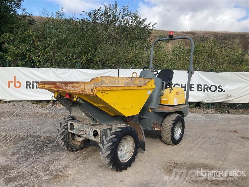 Wacker Neuson 2001S 2 ton 4x4 Swivel Dumper Mini pašizgāzēji