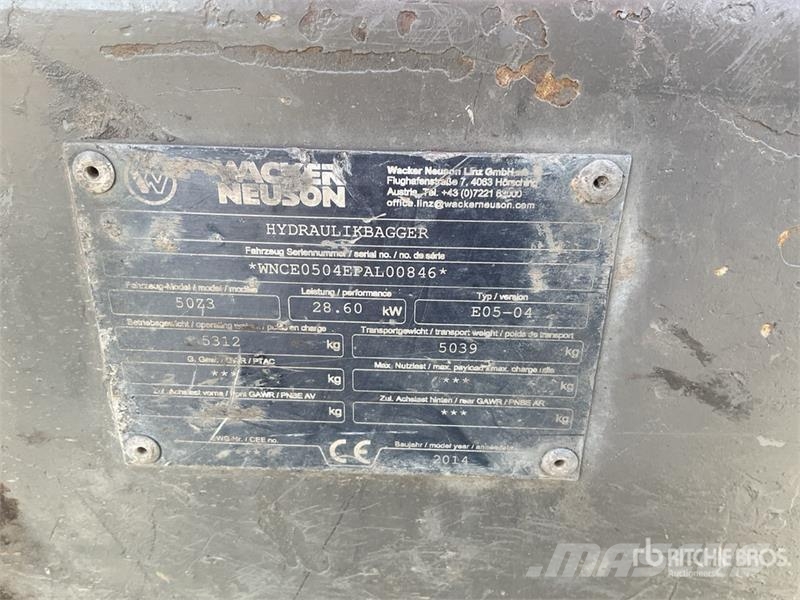 Wacker Neuson 50Z3 Mini kotrók < 7t