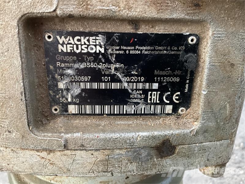Wacker Neuson BS50-2 Tampers