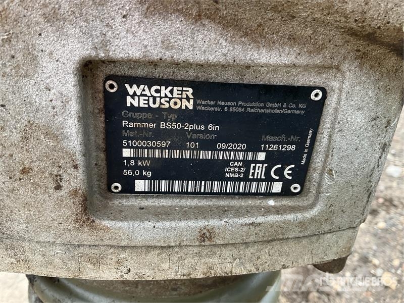 Wacker Neuson BS50-2 Tampers