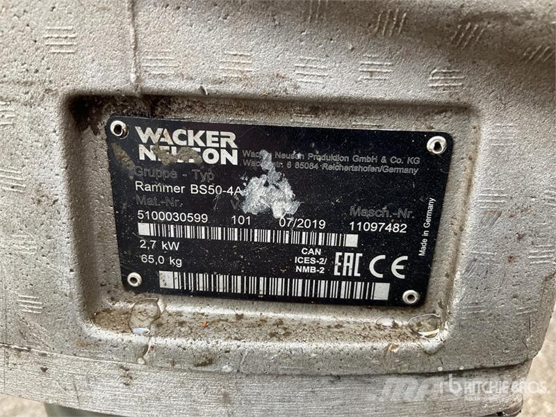 Wacker Neuson BS50-4 Jumping Jack Tamper Stampers
