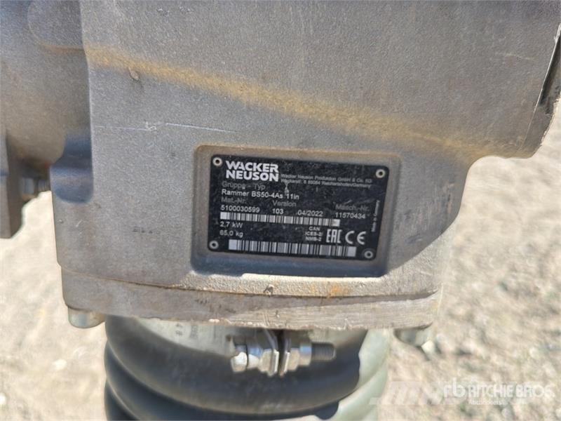 Wacker Neuson BS50-4As Pilonneuse Jumping Jack Tamper Vibro nabijači
