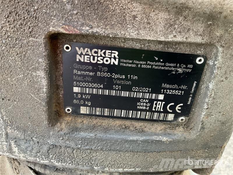 Wacker Neuson BS60-2I Tampers