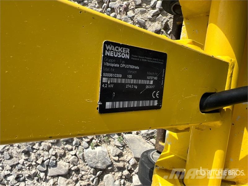 Wacker Neuson DPU 3760Hets Vibratory Plate Compactor دكاكات أفقية