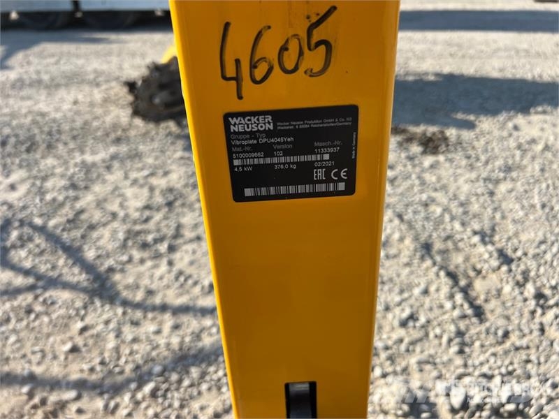 Wacker Neuson DPU4045 Vibratory Plate Compactor Vibratori