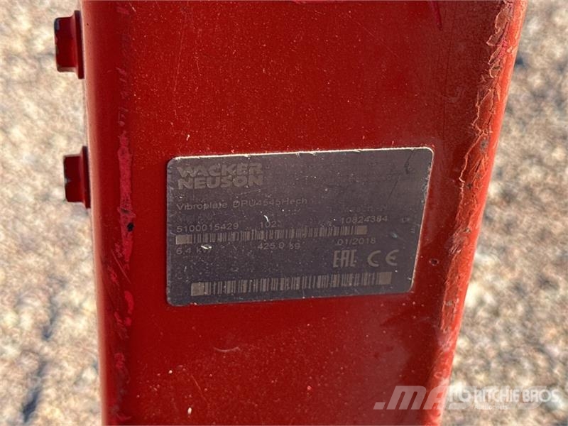 Wacker Neuson DPU4545Hech Plaque Vibrante Vibratory Plate Compac Vibratoare