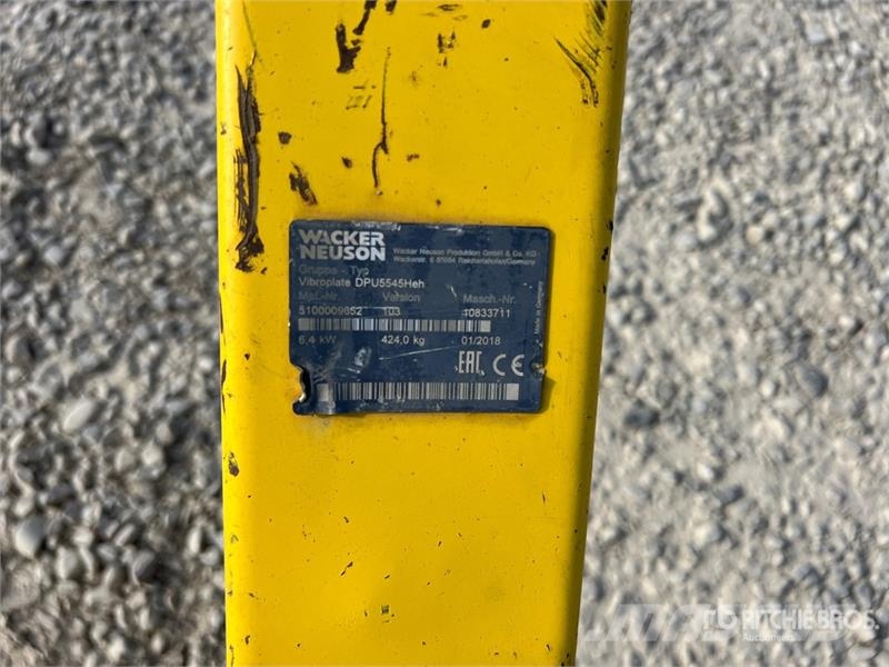 Wacker Neuson DPU5545Heh Vibratory Plate Compactor دكاكات أفقية