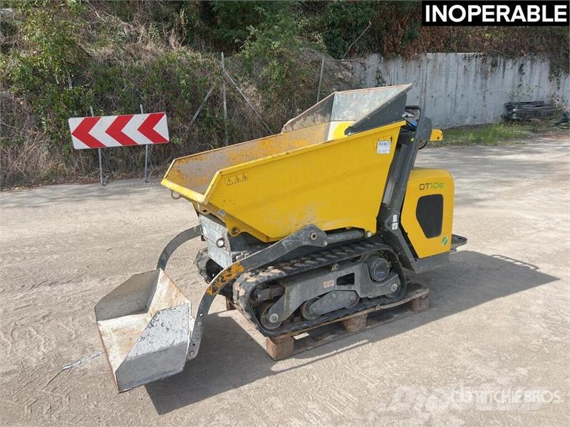 Wacker Neuson DT10e 1 ton Walk-Behind Motobasculeur Electrique D Site dumpers
